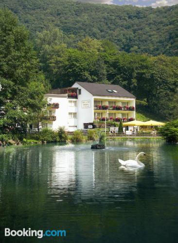 Klein Ferienwohnung nahe dem Zentrum. W-lan und Terrasse