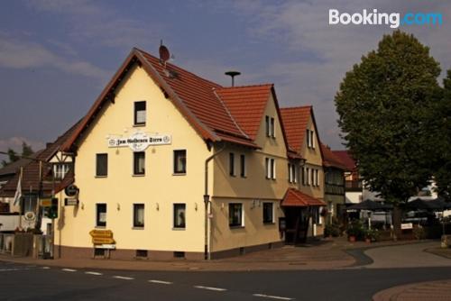 Animals allowed apartment in Großalmerode. For 2 people