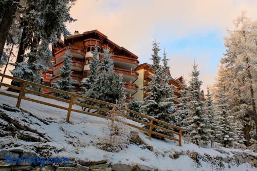 Apartamento de 25m2 em Crans-Montana, perfeito para duas pessoas