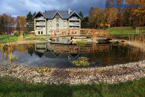 Apartamento con vistas en Hřensko.