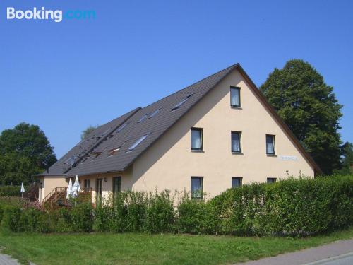 Apartamento cães bem-vindos à Rostock. Terraço!