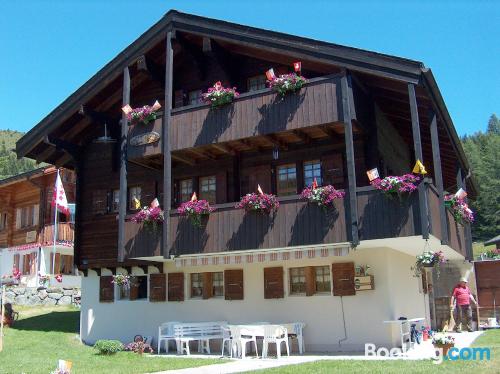 Apartamento de três quartos em Riederalp. Perfeito para grupos