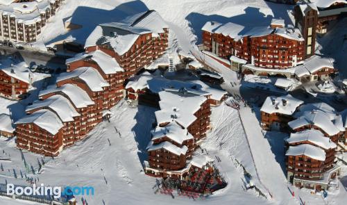 App in Val Thorens. Een uitstekende positie