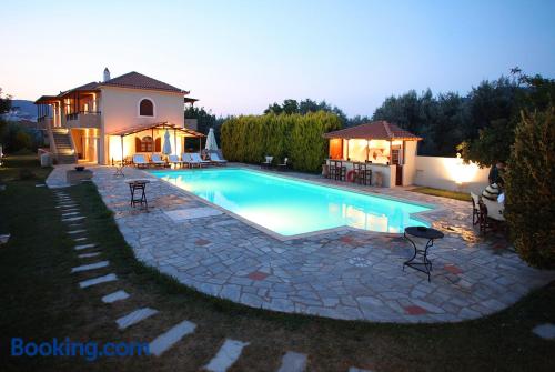 Place in Skopelos Town with terrace