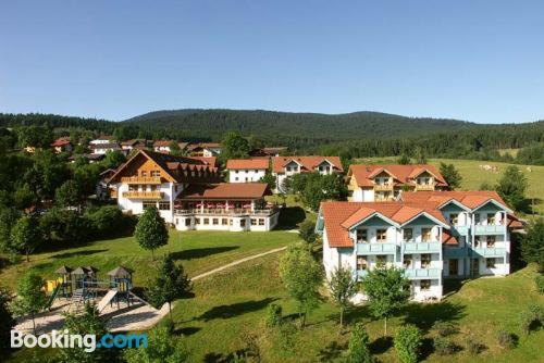 Geräumige apt in Lohberg. Tierfreundlich.