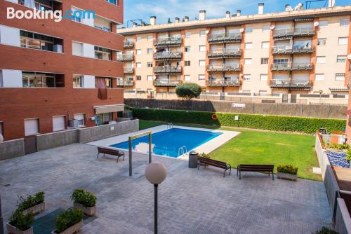 Appartement in Lloret de Mar. Terras en zwembad