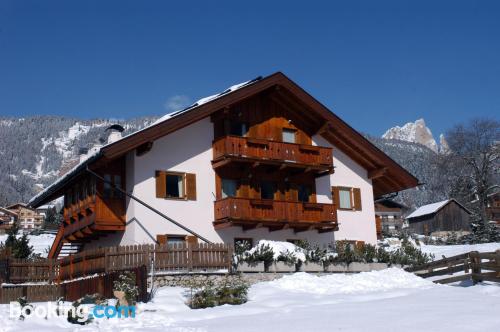 Appartement avec terrasse dans une position centrale de Vigo Di Fassa