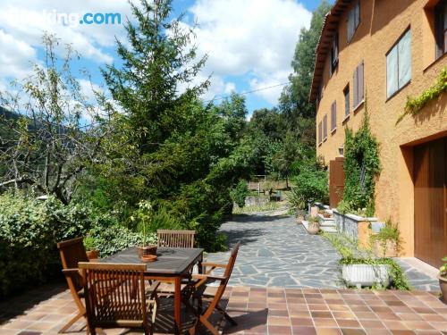 Appartement avec terrasse. Chauffage