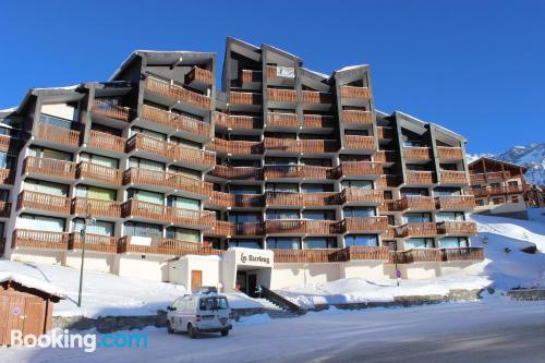 Cantinho em excelente posição em Val Thorens