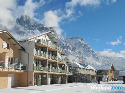 Appartement adapté pour les chiens à Saint-Julien-Mont-Denis. Avec terrasse!