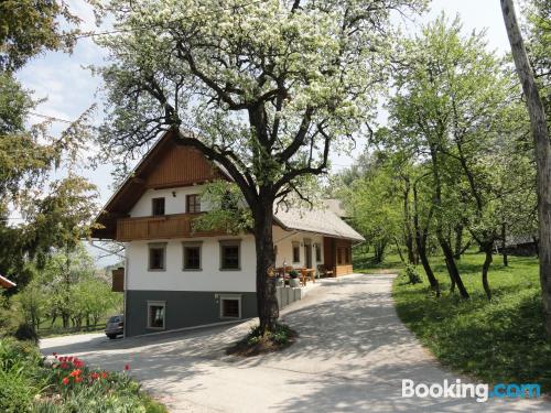 Apartamento em Bohinjska Bela. Terraço!