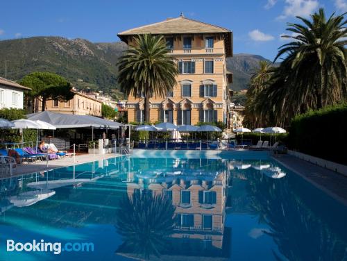 Place for two in Arenzano with pool.