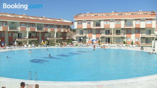 Swimming pool and internet place in Didim convenient for families
