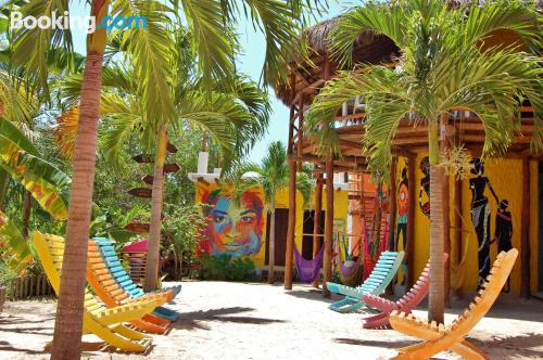 Stay cool: air-con apartment in Holbox Island with wifi