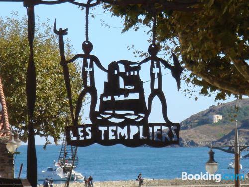 Klein app in Collioure. Dicht bij alle attracties