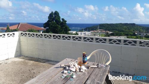 Klein Wohnung in Miyako Island. Balkon!