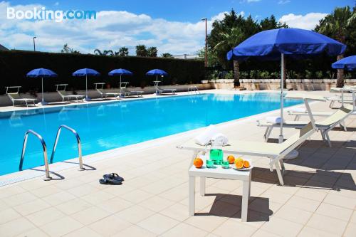 Baby friendly place with swimming pool