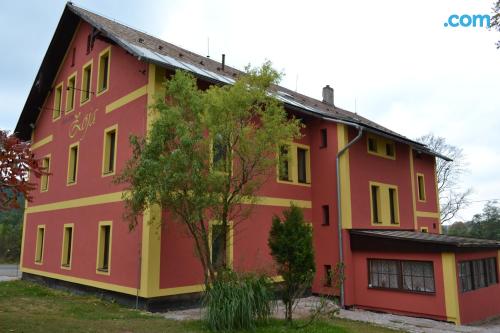 Ferienwohnung mit Terrasse. In Rudník