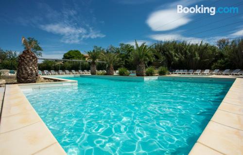 Place in Arles with terrace and pool