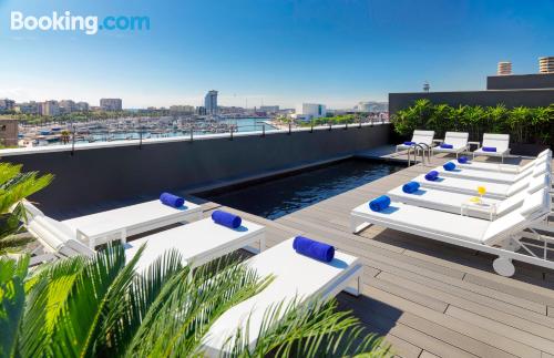 Terrace and internet home in Barcelona in central location