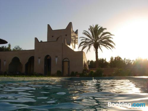 Ferienwohnung mit pool und Terrasse. Haustier erlaubt