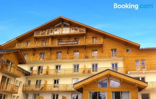 One bedroom apartment in Les Deux Alpes. Pool!