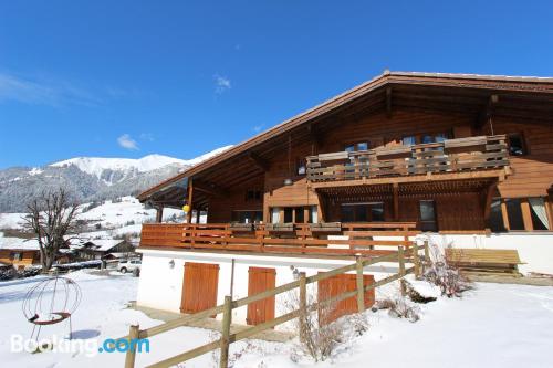 Apt in Chateau-d'Oex. Terrasse!