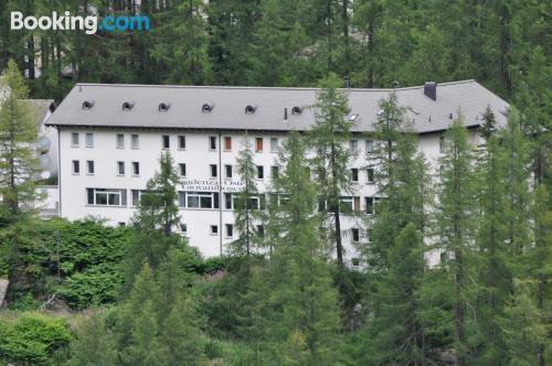 Ferienwohnung in Bosco Gurin. Tierfreundlich