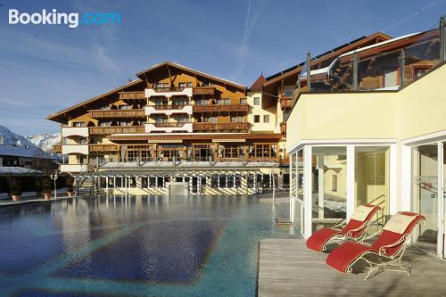 Ferienwohnung mit w-lan und Terrasse. In Seefeld in Tirol