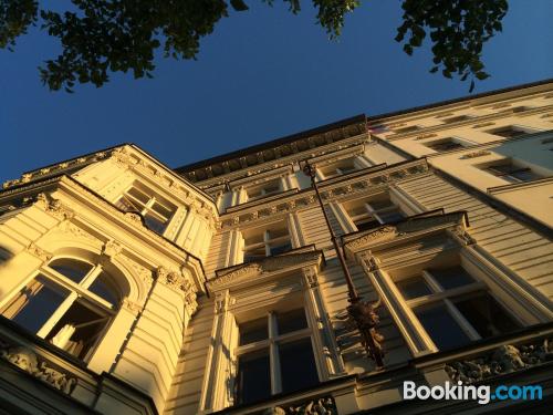 Ferienwohnung mit w-lan und Terrasse. Haustier erlaubt