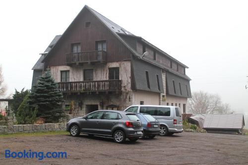 Place in Kořenov with terrace and wifi