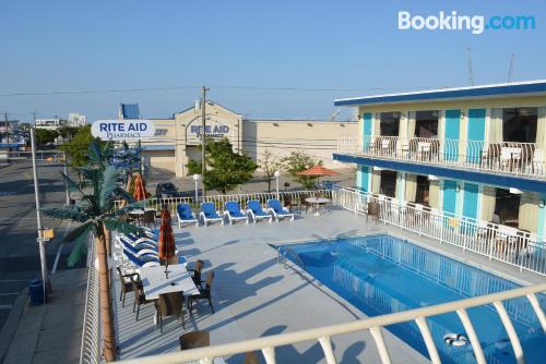 Terrace and internet apartment in Wildwood in center