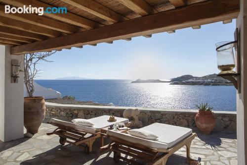 Appartement avec terrasse. Pour deux personnes