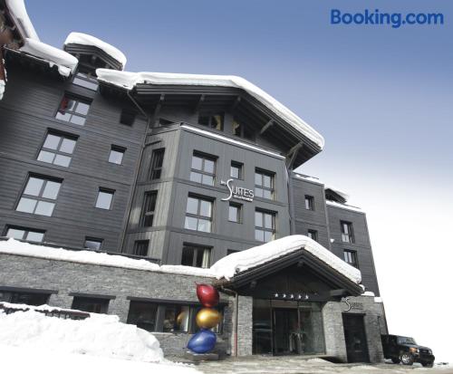 Superb location with pool in Courchevel, heat and wifi