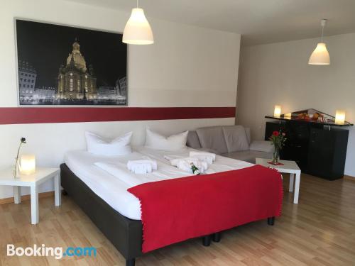 Apartamento de 65m2 em Dresden. Calefação e Wi-fi