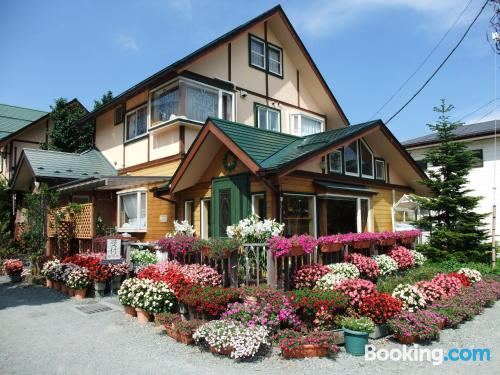 Große Apt in Fujikawaguchiko. W-lan und Terrasse