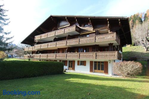 Apt mit Terrasse. In Chateau-d'Oex