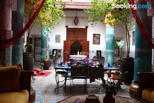 Best location in Marrakech. With heat and wifi