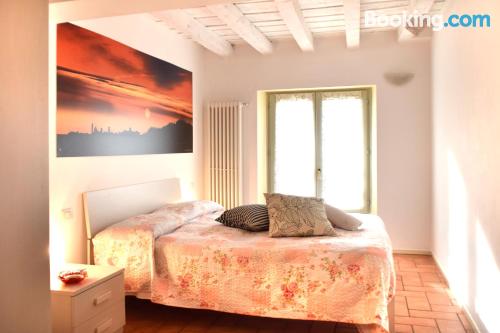 Place for two people in Bergamo. Animals allowed!