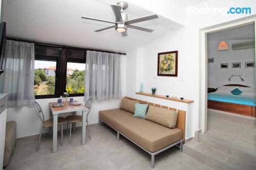 Apartamento com terraço e Wi-fi. 32m2!