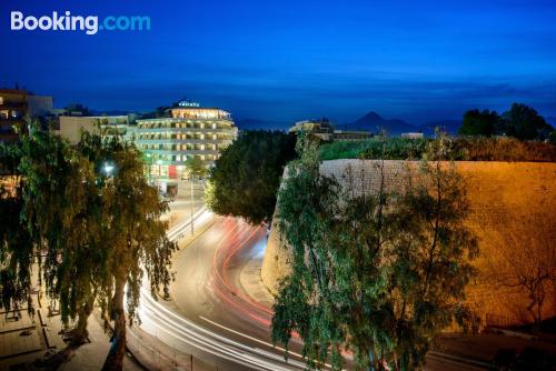 Heraklion vanuit uw raam! Met terras!