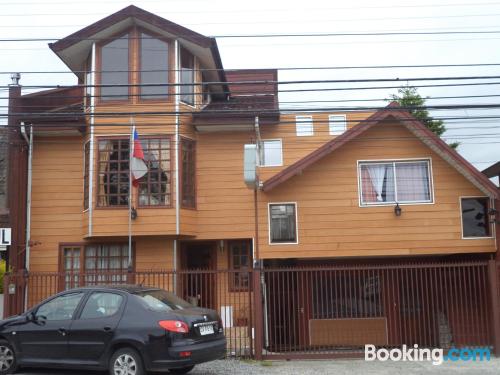 Appartement avec terrasse. Chauffage