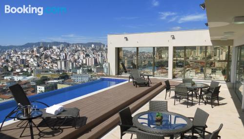 Swimming pool and wifi home in Belo Horizonte with terrace