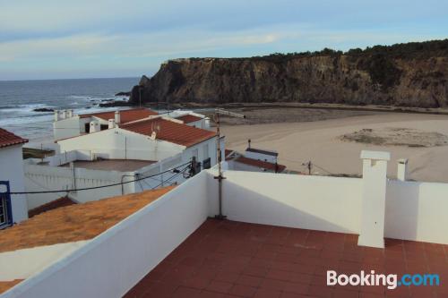 Terrace and wifi home in Odeceixe for couples