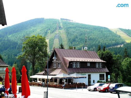 2 bedroom home in Harrachov. Terrace!