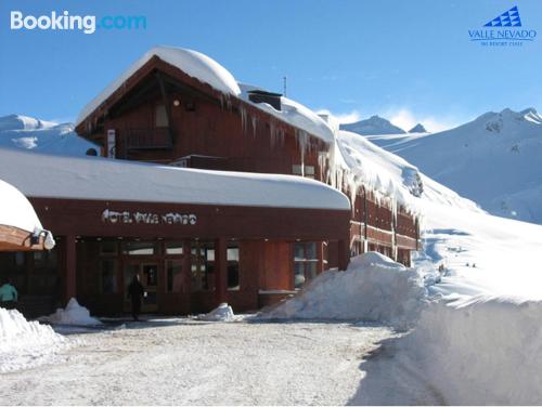 Apartamento en miniatura en Valle Nevado con calefacción y internet