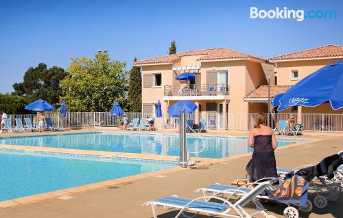 2 room place in La Londe-les-Maures with swimming pool