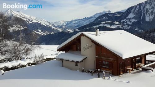 Appartamento a Leysin. Terrazza e Internet