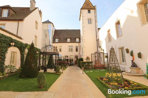 Terrace and internet apartment in Beaune in downtown