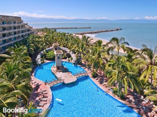 Home for couples in Nuevo Vallarta  with terrace and swimming pool.